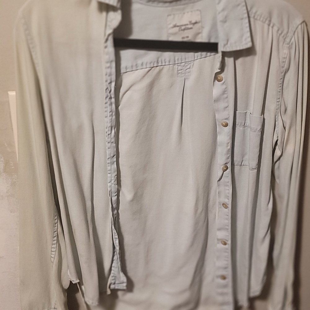 Light Demin Button Down Shirt
